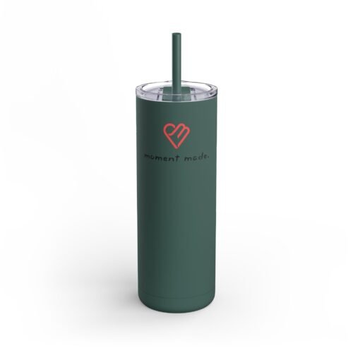Moment Made 20oz Skinny Matte Tumbler | Stylish Drinkware for Everyday Use - Image 11