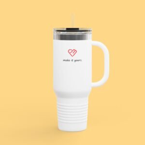Personalized Insulated Travel Mug - 40oz - Perfect Gift for Home and Outdoors